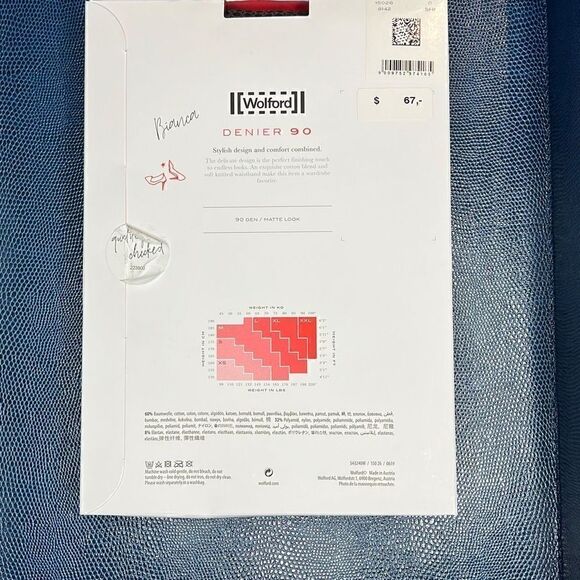 NWT Wolford Bianca Tights 15026 - Picture 8 of 11